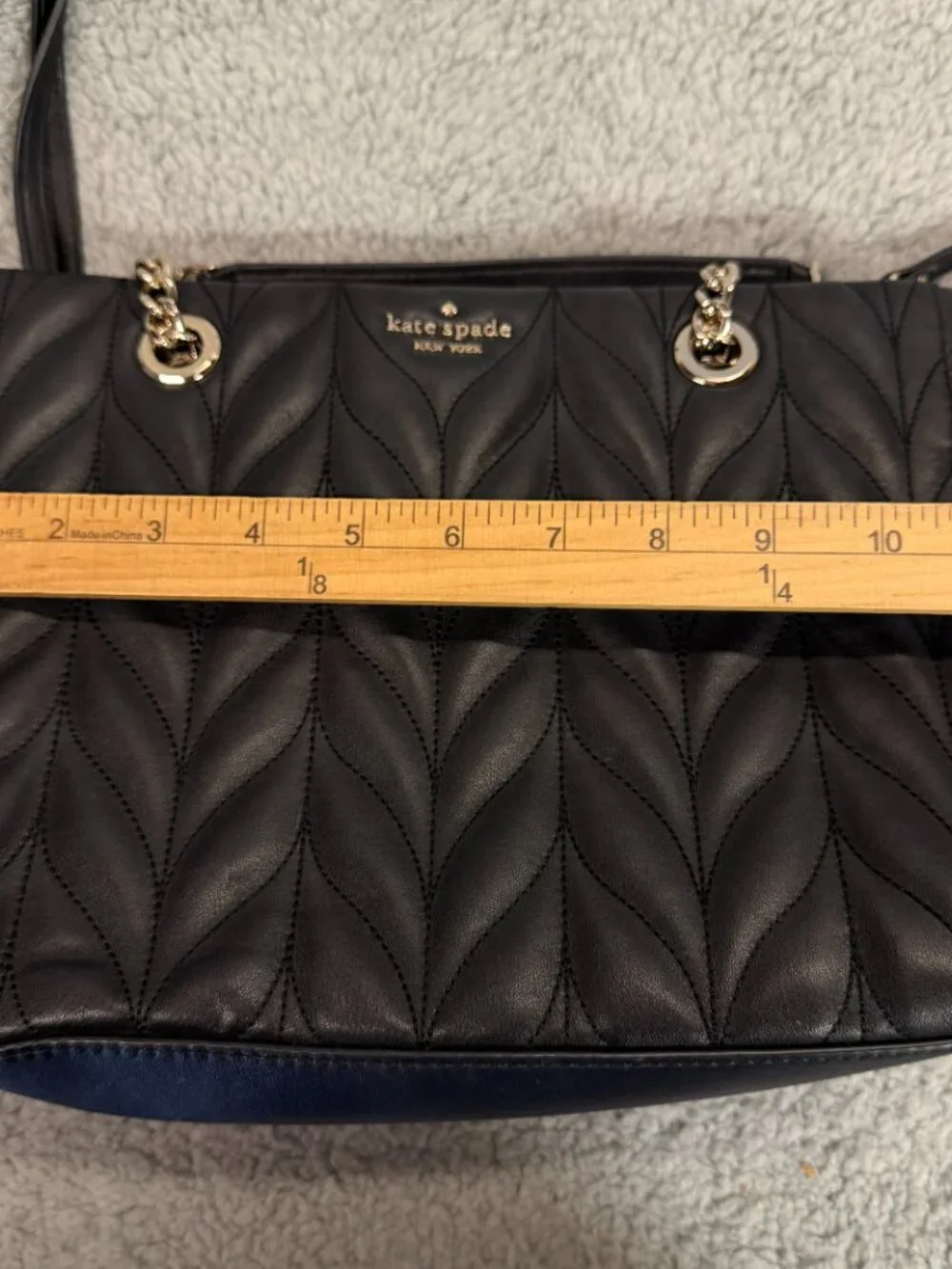 KATE SPADE New York Meena Briar Lane Quilted Black Purse